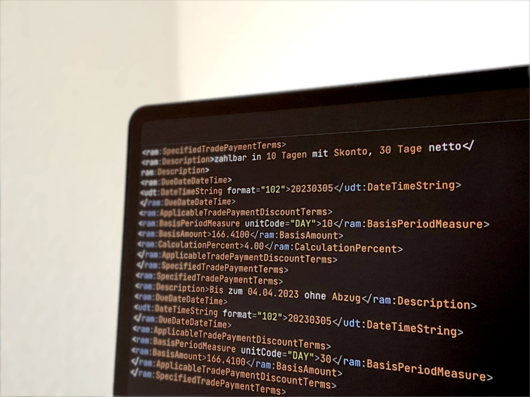 Damit Rechnungsdaten problemlos gelesen und verarbeitet werden können, muss die Software des Absenders und des Empfängers ein einheitliches Grundgerüst für die elektronische Rechnung im XML-Format verwenden. Bild © BVBS