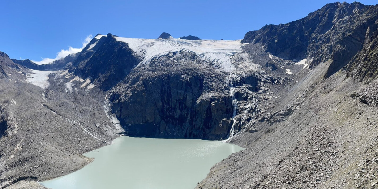 Der Sulzenauferner in den Stubaier Alpen (Sommer 2024). Bildquelle: Hanna Oberkofler 