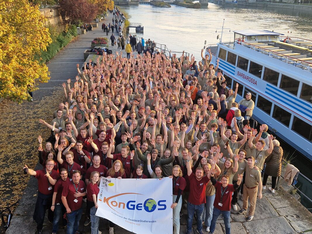 Die teilnehmenden Studierenden an der 25. KonGeoS in Würzburg. Bild: KonGeoS