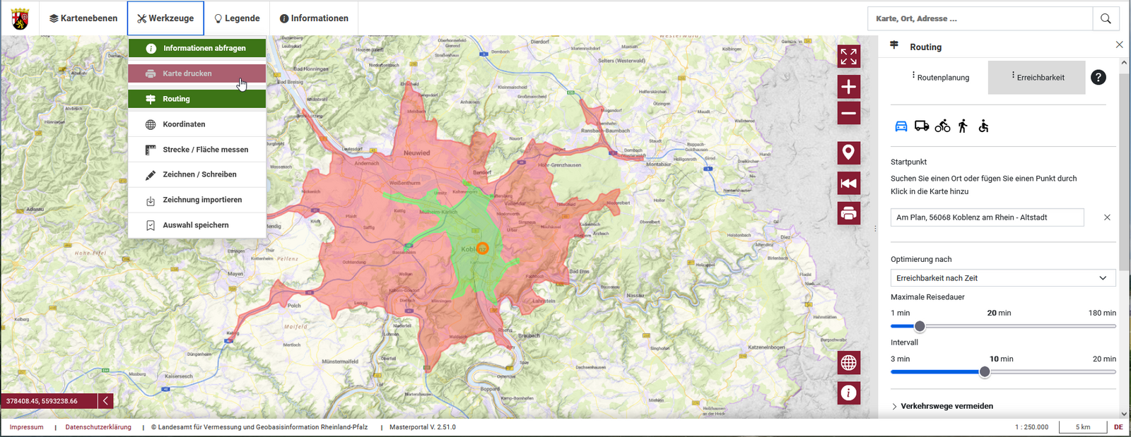 Bild: Landesamt für Vermessung und Geobasisinformation Rheinland-Pfalz